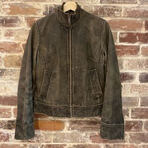Banana Republic Faded Leather Jacket